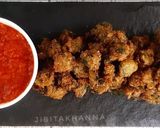 A picture of step 6 of Methi Palak Mansoor Dal Pokoda.