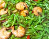 Foto langkah ke 3 dari resep Tumis Buncis dengan Udang.