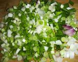 લીલી ડુંગળી ટામેટાનું શાક(Spring onion tomato sabji recipe in gujarati) રેસીપી સ્ટેપ1ફોટો