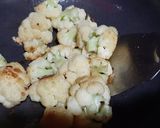 A picture of step 6 of Phulkopi,aloo diye Chhanar Dalna.