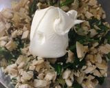 Foto del paso 2 de la receta: Panqueque con Relleno de Pechuga de Pollo Ricota y Espinaca