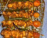 Foto langkah ke 4 dari resep Fırında Tavuk Şiş (Sate Ayam Ala Türki).