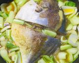 Hình bước làm 4 của món Canh cá chim biển trắng nấu cải chíp