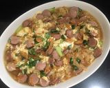 Foto langkah ke 6 dari resep Kwetiau Siram Sosis Telur.