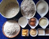 A picture of step 1 of Coconut milk bread.