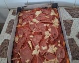 Foto del paso 8 de la receta: Pizza exprés con mortadela y queso