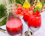 A picture of step 5 of RoohMelon Slush.