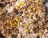 A picture of step 8 of Oriental Rice.