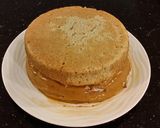 A picture of step 22 of Cinnamon Spice Crunch Layer Cake.