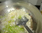 A picture of step 1 of Sabudana usal.
