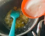 A picture of step 6 of Vasant Panchami Kesar Chawal (Yellow Sweet Rice).