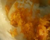 A picture of step 3 of Shortbread cookies filled with orange zest and coconut. 😀.