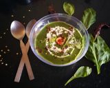 A picture of step 4 of Spinach soup.