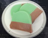 Foto langkah ke 5 dari resep 24. Pudding Roti Pandan Coklat.