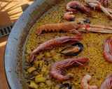 Foto del paso 7 de la receta: Paella de gambas rojas y sepia sucia