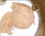 A picture of step 1 of Brownie shake.