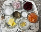 A picture of step 1 of Beetroot Soup.