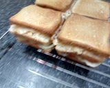 A picture of step 6 of 3 Layered Harissa Cheese  Coleslaw Veg Toast Sandwich!.