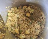 A picture of step 7 of Masala bhat.