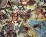 A picture of step 5 of My homemade pizza 1😍.