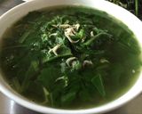 Hình bước làm 3 của món Canh rau cải nấu tép 