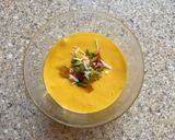 A picture of step 2 of Fruit salad with mango pulp.