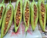 A picture of step 5 of Keema Stuffed Chillies.