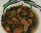 Foto langkah ke 4 dari resep Tumis Kangkung Baso.