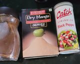 A picture of step 5 of Sweet Potatoes Chatpati.