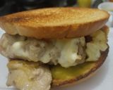 Foto del paso 9 de la receta: Sándwich🥯de pollo🍗hawaiano🍍🧀🥐