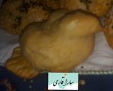 عکس مرحله 5 از دستور نان به شکل کبوتر
