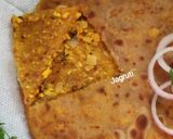 A picture of step 6 of Stuffed Paneer Bhurji Paratha !!.