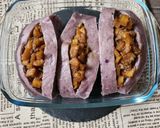 Foto langkah ke 8 dari resep Roti Kukus Ubi Ungu Isi Apel Cinnamon.