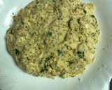 A picture of step 1 of Chanar Paturi (Paneer / Cottage Cheese cooked in Banana Leaf).