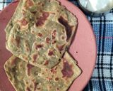 A picture of step 7 of Onion-Palak Paratha.