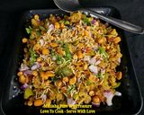 A picture of step 4 of Red Rice Kanda Batata Poha.