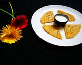 A picture of step 12 of Bhutte ka kees ka paratha.