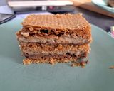 Une image de l'étape 8 de Mille feuille praliné.