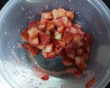 A picture of step 1 of Strawberry ice cream.