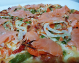 Foto del paso 3 de la receta: Pizza vegetal i salmó fumat