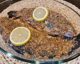 Mustáros fokhagymás pisztráng recept fázis 3 fotója
