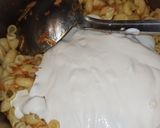 A picture of step 5 of Cream pasta.