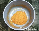 A picture of step 2 of Saffron and Cadbury Gems Cookies.