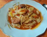 Foto del paso 6 de la receta: Guiso de mondongo con chorizo colorado