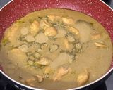 A picture of step 6 of Green Chicken Curry.