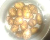 A picture of step 1 of Viazi Karai.