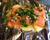 Foto del paso 5 de la receta: Salmón empapelado con papas