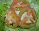 Foto del paso 5 de la receta: Hamburguesa🥬🍔🧆sin pan🥩🍅🧅