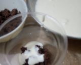 A picture of step 8 of Caramel Cream Brownie Trifle.
