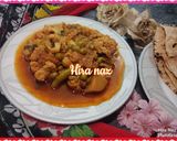 A picture of step 3 of Mix Vegetable Sabzi with Roti..